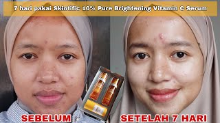 TEKNOLOGI BARU ! SKINTIFIC 10% PURE BRIGHTENING FRESH SERUM 