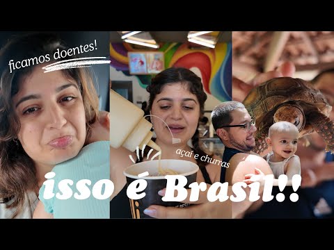 VLOG NO BRASIL: ficamos doentes, viagem pro interior de SP, encontro da familia