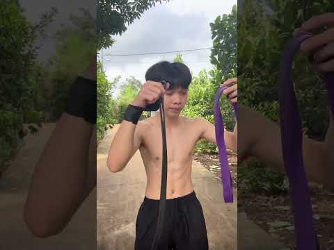 lấy cây xà ben của bố tập và cái kết😱 #workout