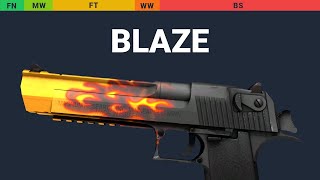 Desert Eagle Blaze Wear Preview