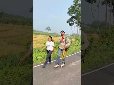 #skating #road #girl #reaction #funny #shorts #youtubeshorts #india #viralvideo #viralshort