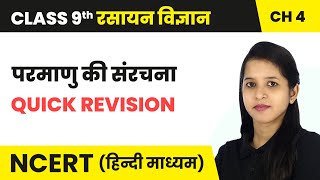 परमाणु की संरचना (Structure of an Atom) - Quick Revision | Class 9 Science Chapter 4 | NCERT