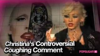 Christina Aguilera Interview Where Someone Coughs