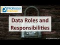 Data Responsibilities in an Organization