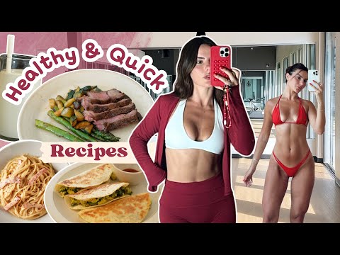 WHAT I EAT TO STAY IN SHAPE! Healthy Meals, High Protein Recipes & Snacks