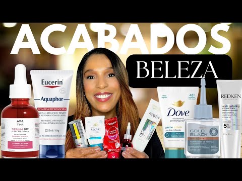 Usando meus Produtos de Beleza até o fim! Acabados que amei e indico! #beleza #acabados