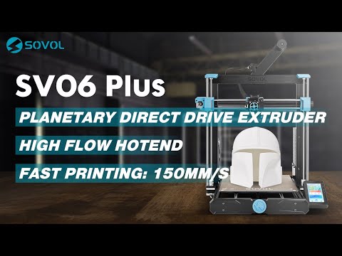 Sovol SV06 PLUS New Large 3D Printer | Planetary Direct Drive Extruder| High Flow All Metal Hotend