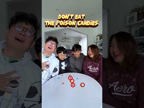 Donโt eat the poison candy game challenge #challenge #shorts #familygames