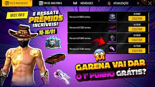 BOA GARENA!! PEGUE O 1° PUNHO DE GRAÇA NA ATUALIZAÇÃO, EVENTOS DE 2025, ÍTENS POR OURO - FREE FIRE