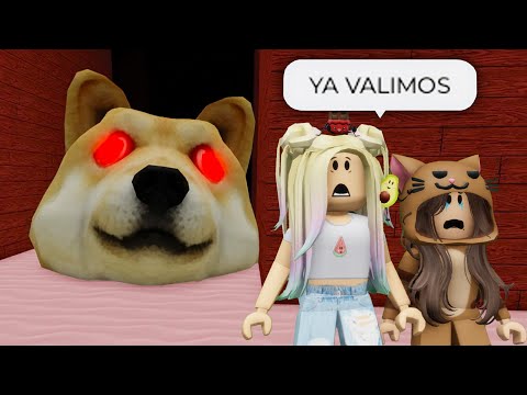 ESCAPA DE LA CABEZA GIGANTE DE DOGE CON MANDARINA EN ROBLOX !!