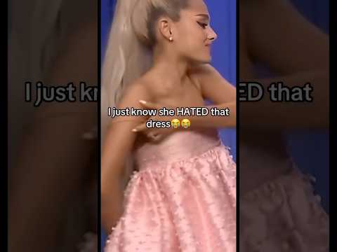Ariana hated that dress 😭 #arianators #interview #arianagrande #jimmyfallon