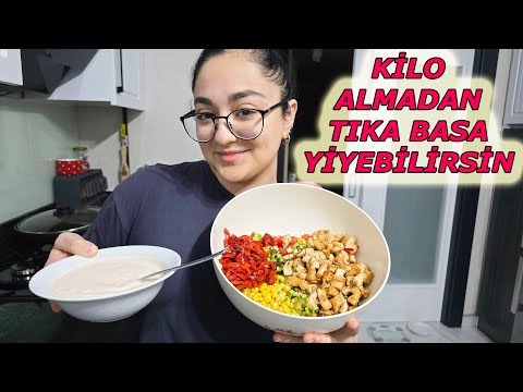 SÜHEYLADAN KİLO ALDIRMAYAN MEZE TARZI ÇITIR TAVUKLU SALATA TARİFİ