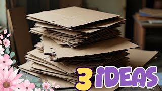 Love to crafts? You’ll love these 3 easy and practical uses for old cardboards!