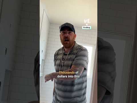 Contractor destroys bathroom after not getting paid 😳
