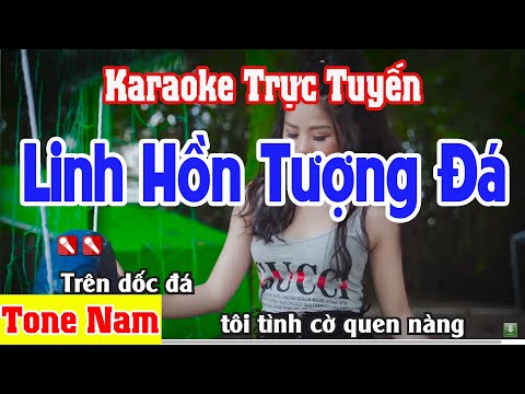 Linh Hồn Tượng Đá Karaoke Tone Nam –  Beat Phối Chuẩn | Nhạc Sống Thanh Ngân