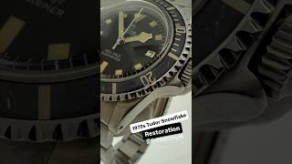 Iconic 1970s Tudor Snowflake Sub Restoration 👉 Crazy Transformation #tudor #restoration #watches