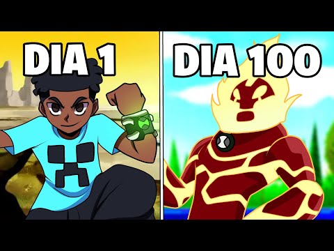 SOBREVIVI 100 DIAS NO BEN 10 OMNIVERSE MINECRAFT O FILME!