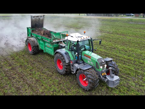 Spreading Manure | Fendt 820 + Samson | Visch | 2025