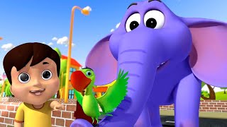 Hathi Raja Kahan Chale |Nursery Rhymes And Baby Song| हाथी राजा कहाँ चले | NooNoo kids - Hindi