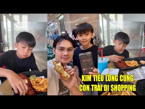 Kim Tiểu Long Đưa Con Trai Đi Shopping Sau Giờ Tan Học