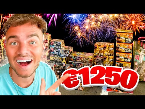 MIJN €1250 VUURWERK COLLECTIE! (gaat fout)🧨😱