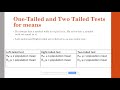 Hypothesis Testing Concepts