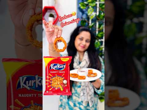 Kurkure Onion Rings😋🧅 #selinesrecipes #shorts #onion
