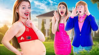 Pobre Grávida de Família rica! Fui Adotado por uma Família de Milionários!
