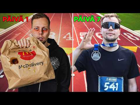 Treenasin 7 PÄIVÄÄ MARATONIIN ja NÄIN KÄVI...