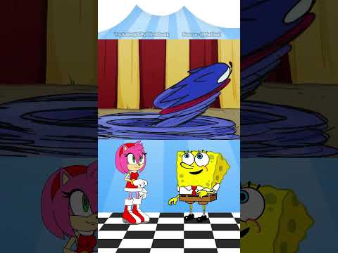 Sonic Clone Chaos With Spongebob & Amy Rose React @mashed