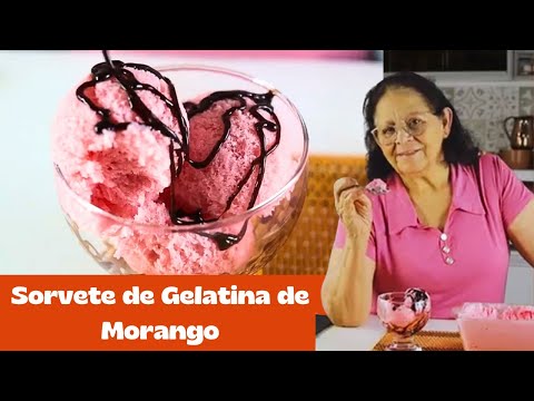 SORVETE DE GELATINA DE MORANGO: A SOBREMESA PERFEITA PARA O VERÃO| AS CRIANÇAS VÃO AMAR!