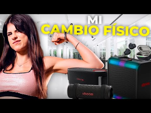 MI CAMBIO FÍSICO PARA LA VELADA 🏋️‍♀️ con los altavoces LG xboom