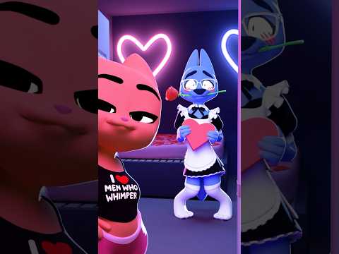 Happy Valentine’s Day from Juno and Maxx! 🐱💘🐺 #valentinesday #couple #lovers #relationshipgoals