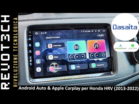 DASAITA Car Stereo Android Auto Apple CarPlay per HONDA HRV 2013-2022 QLED Display