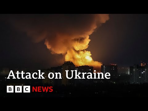 YouTube video thumbnail: Kyiv hit by Barrage of Drone Strikes as Putin Rejects Trump's Truce bid 