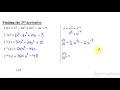 Differentiation Concepts and Techniques