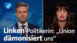Keine Kooperation mit links: Reichinnek zur Haltung der Union | tagesthemen interview
