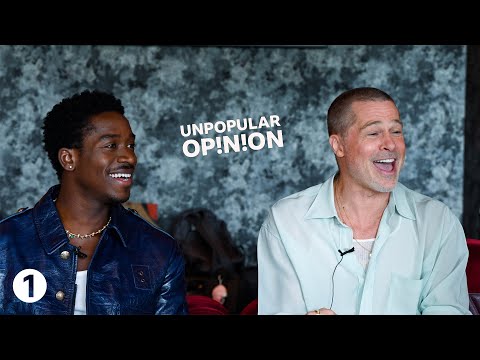 Brad Pitt, Damson Idris & Greg James go wheel‑to‑wheel in an F1 simulator arcade | Unpopular Opinion