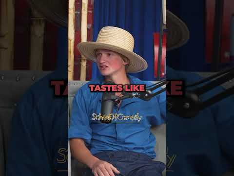 Theo Von gives an Amish boy his first energy drink😂🤣😭 #theovon #thispastweekend