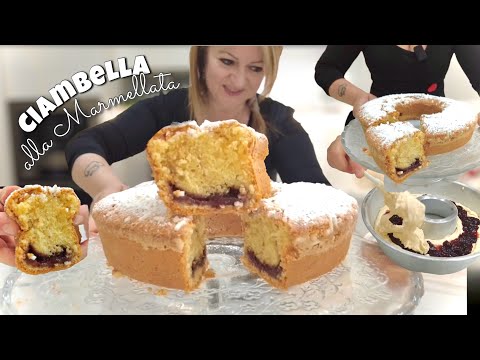 CIAMBELLA SOFFICE ALLA MARMELLATA senza burro senza olio ALLA PANNA Tutti a tavola