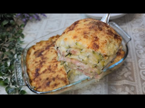 PARMIGIANA DI ZUCCHINE CREMOSISSIMA CON BESCIAMELLA E FORMAGGIO FILANTE super deliziosa