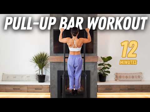 12 Minute Pull-Up Bar Workout (Challenging 🔥)