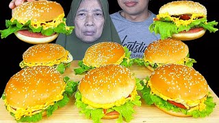 ASMR MUKBANG BURGER 🍔 KENYANG BANGET ⁉️