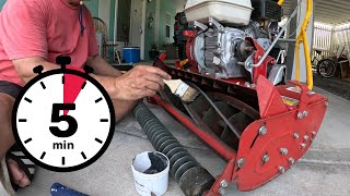 Back Lap Reel Mower