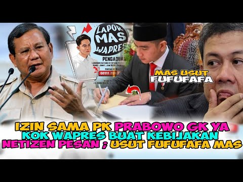 NGENES,.!! KE 3 KALINYA GIBRAN DI PERMALUKAN,.!! PADA NGADU SOAL AKUN FUFUFAFA,.!!