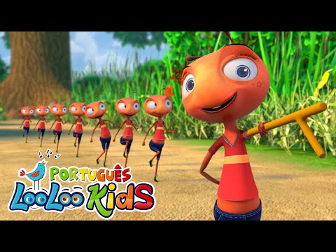 🐜🎶 As Formigas Marcham! Músicas Infantis Divertidas Para Crianças | LooLoo Kids Português 🎵✨