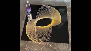 POV Color changing pendulum painting