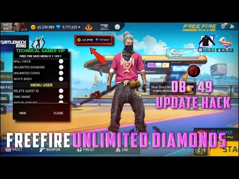FREE FIRE NEW MOD MENU || UNLIMITED DIAMOND HACK || FF MOD MENU APK