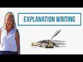 Explanation Writing Concepts