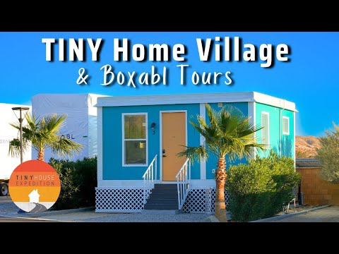 California's NEW Tiny Home Community & Boxabl Tiny House Tour!